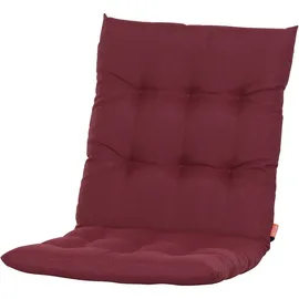 Siena Garden Sesselauflage ATRIA, 100 cm, Dessin Uni, 100% recyceltem Polyester, in verschiedenen Farben rot