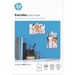 HP Fotopapier »HP everyday glossy paper« weiß