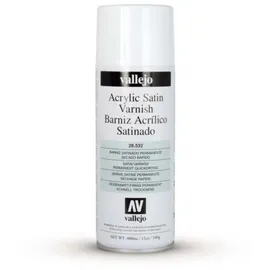 Vallejo 28532 Klarlack, seidenmatt, Sprühdose, 400 ml
