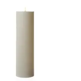 MARELIDA XXL LED Kerze 37,5 cm weiß