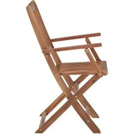 vidaXL Klappbare Gartenstühle 57 x 57 x 91 cm grün 2 St.
