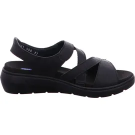 WOLKY Bequeme Sandalen für Damen, schwarz, Größe 37 EU