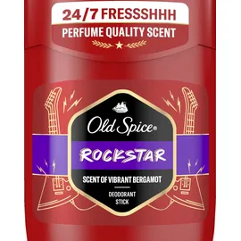 Old Spice Deodorant Stick Rockstar Scent of Vibrant Bergamot