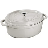 Staub Cocotte oval White Truffle 27cm