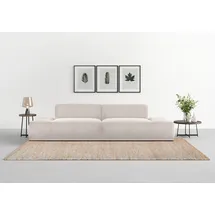 TRENDMANUFAKTUR Big-Sofa »Braga, toller Sitzkomfort, Designsofa« in moderner Optik, mit hochwertigem Kaltschaum beige