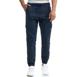 Indicode INLevi Cargohose Regular Fit Blau L