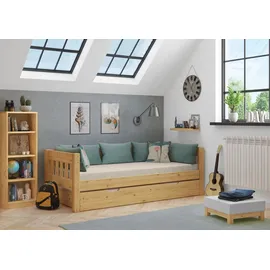 Erst-Holz Kinderbett V-60,53-09 90 x 200 cm Kiefer massiv natur braun