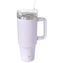 Iris Ohyama Iris Barcelona Bluesky Thermobecher mit Strohhalm