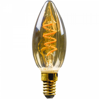 Blulaxa LED-Lampe Filament Vintage E14, 2,5W 125 lm superwarmweiss