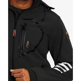 Arctic Seven Jacke ASColori in Schwarz-Orange | Gr.: XXL,