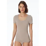 SCHIESSER Unterhemd 1er Pack in braun Damen Shirts Sweatshirts