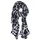 COLLEZIONE ALESSANDRO Italienischer Schal Japan im maritimen Look dunkelblau und weiß