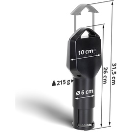 Voss.garden 3x VOSS.garden Wühlmausfalle VoleEX, Wühlmausabwehr