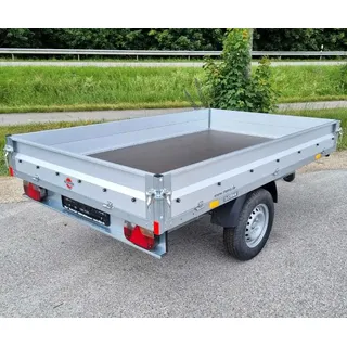 Stema PKW Auto Anhänger Hochlader Kastenanhänger 1300kg 25cm Bordwand 251x153cm