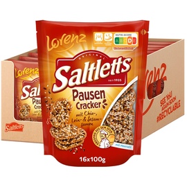 Saltletts PausenCracker Gebäck 16x 100 g)