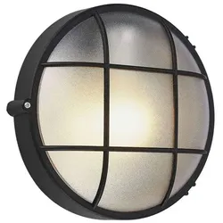 Lindby - Alisha Round Außen Wandleuchte Black