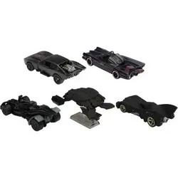 HOT WHEELS GRM17 Hot Wheels Batman Set, 5 bei Fans beliebte Batmobil-Modelle für Sammler