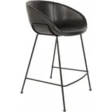 ZUIVER Barhocker Feston 65 cm Schwarz/Grau