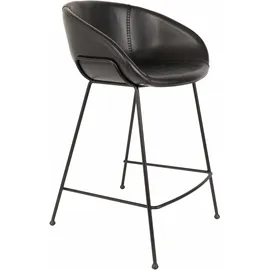 ZUIVER Barhocker Feston 65 cm Schwarz/Grau