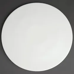 Gastronoble Olympia Whiteware randlose Pizzateller 33cm
