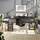 Tectake tectake® Schreibtisch Hamilton 138 x 138 x 75,5 cm