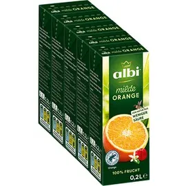 albi® milder Orange Fruchtsaft 40 x 0,2 l