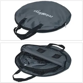 Relaxdays Fußball Pop Up Tore im 2er Set Grau,Schwarz