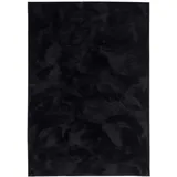Pergamon Luxus Super Soft Fellteppich Pearl Schwarz 80x150cm