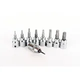 Saltus Bit- und Steckschlüsselset SALTUS 3/8\ Steckschlüssel Bit-Einsatz-Set 9tlg T9-T50 Stecknuss...