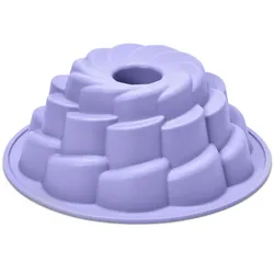 Tchibo - Gugelhupfform Blüte - lila