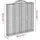 vidaXL Gabionen mit Hochbogen 200 x 30 x 200/220 cm