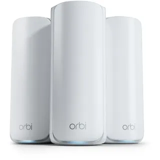 Netgear Orbi 770 Series RBE773 - WLAN-System - (Router, 2 Extender) - bis zu 627 m2 - Netz 1GbE, Wi-Fi 7 Multi-Band