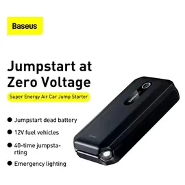 Baseus Power Bank Power Starter 10000mAh 1000A USB (black) Powerbank / Krokodilklemmen schwarz