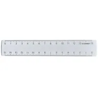 Q-Connect Lineal 20cm Kunststoff transparent