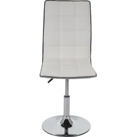 Mendler Esszimmerstuhl HWC-C41 Kunstleder weiß 6er Set