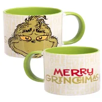 UNITED LABELS Grinch Tasse 320 ml, Grün Weiß, Kaffeebecher