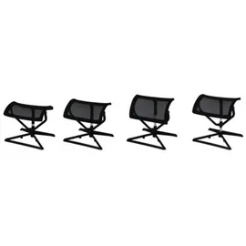 KADIMA DESIGN Ergonomische Fußauflage: Netzbezug, höhen-/neigungsverstellbar, Nylon-Polyamid, montiert geliefert.