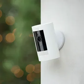 Ring Stick Up Cam Akku Weiß