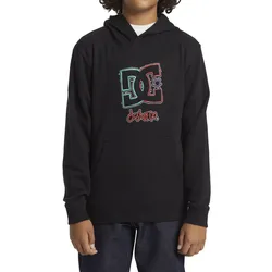 Hoodie DC SHOES "New Deals", Kinder, Gr. 8(125-130cm), schwarz, [Hauptstoff] 55% Baumwolle, 25% Baumwolle, 20% Polyester, Sweatshirts