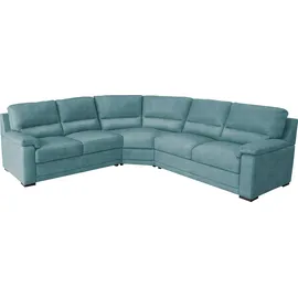 Egoitaliano Eckcouch Polyester 3-Sitzer Blau