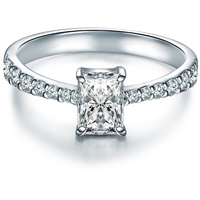Trilani Ring aus Sterling Silber in mit Zirkonia 52