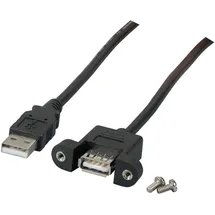 EFB USB-A auf USB-A Adapter 0,5 m Schwarz