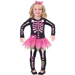 Sweet Skeleton Girl Kinder Kostüm - Kinder-4-6-Jahre