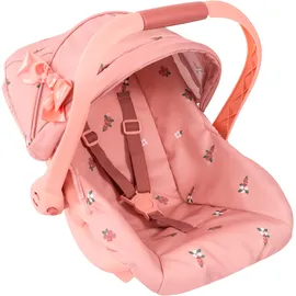 Bayer Puppenautositz mit Dach rosa/roségold 34cm