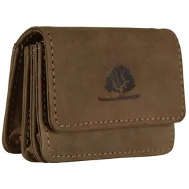 GREENBURRY Vintage Geldbörse Leder braun