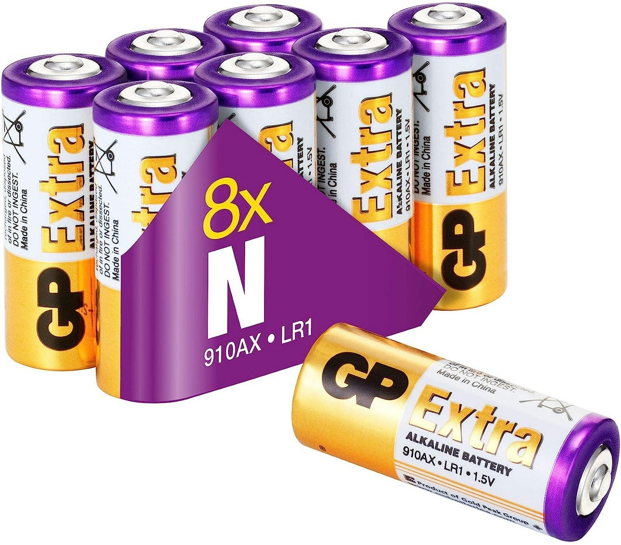 GP - LR1 Alkaline-Batterien - Außergewöhnliche Lebensdauer und Leistung.
