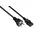 Good Connections Alcasa P0030-S015 Stromkabel Schwarz 1,5 m Netzstecker Typ E+F C13-Koppler