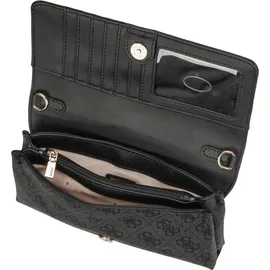 GUESS Noelle Xbody Flap Organizer Coal Logo