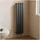 EMKE Oval Paneelheizkörper 240 x 900 mm 266 W anthrazit Mittelventil