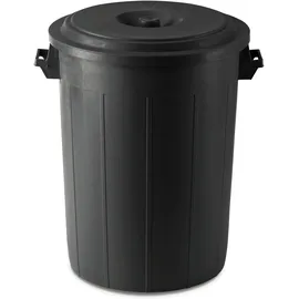 Kerbl Futtertonne 70 l, Schwarz